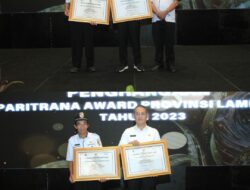 Tubaba Raih Dua Penghargaan Paritrana Award Tingkat Provinsi Lampung