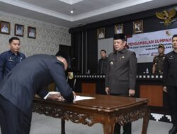 Pj Bupati Tubaba Lantik 7 Pejabat Pimpinan Tinggi Pratama