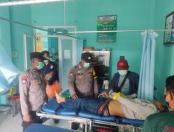 Polsek Tulang Bawang Tengah bersama Team Inafis Polres Tubaba, Lakukan Olah TKP Sopir Truk kontainer Diduga Meninggal dalam Truk