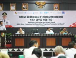Penjabat Bupati  M. Firsada, Buka Rakor Pendapatan Daerah (High Level Meeting)