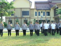 Kapolres Tulang Bawang Barat Pimpin Apel Perdana, Pastikan Kesiapan personil