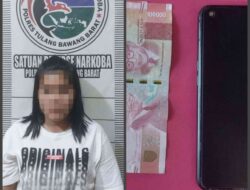 Satu Lagi Pengedar Sabu Ditangkap Sat resnarkoba Polres Tulang Bawang Barat