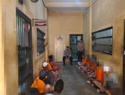 Tingkatkan Iman dan Taqwa, Sat Tahti Polres Tubaba Melaksanakan Binrohtal Bersama Para Tahanan