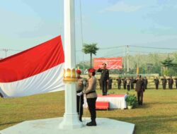 Upacara Peringatan HUT RI ke-79 Digelar Polres Tulang Bawang Barat dengan Khidmat