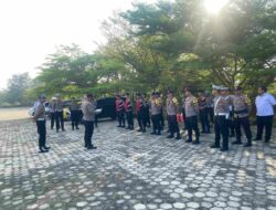 Polres Tulang Bawang Barat Kerahkan Ratusan Personel Amankan Pelantikan Anggota DPRD Terpilih