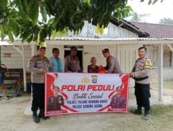 Polsek Gunung Agung Laksanakan Bakti Sosial Polri Peduli Dalam Rangka HUT Polda Lampung 2024