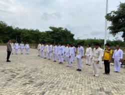 Asah Kemampuan Anggotanya, Polres Tubaba Gelar Latihan Beladiri Polri