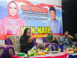 bersama Masyarakat Kecamatan Dente Teladas Calon Bupati Dr Hj,Winarti Gelar Do’a Bersama