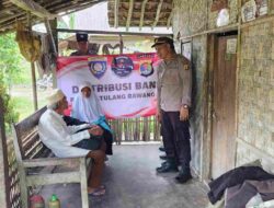 Sat Binmas Polres Tubaba Salurkan Bansos Nusantara Cooling System Menjelang Pilkada 2024