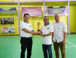 Pj. Bupati Tubaba Buka Secara Resmi Open Tournamen Futsal