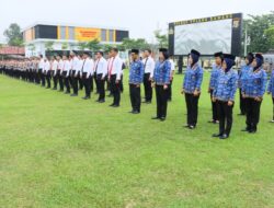 Pesan Kapolres Tulang Bawang Saat Pimpin Upacara Hari Kesadaran Nasional