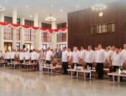 Pj Bupati Ferli Yuledi Mengikuti Entry Meeting di Bandar Lampung