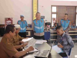 Kapolres Tubaba Tinjau langsung Seleksi Administrasi Awal Penerimaan Peserta Calon Anggota Polri