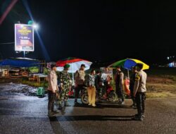 Patroli Gabungan TNI-Polri di Wilayah Hukum Polsek Tulang Bawang Tengah, Sinergitas Jamin Kondusifitas