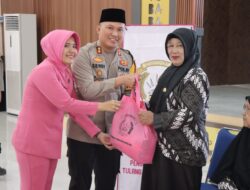 Polres Tulang Bawang Barat, Ikuti Zoom Meeting Gelar Bazar Ramadhan Polri Presisi dan Bagikan Bansos