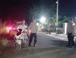 Cegah Kriminalitas, Polsek Lambu Kibang Intensifkan Patroli Malam Hari