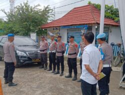 Hari Ketiga Operasi Ketupat Krakatau 2025, Kasi Propam Polres Tulang Bawang Barat Sidak Gaktiblin Personil Pos Pam
