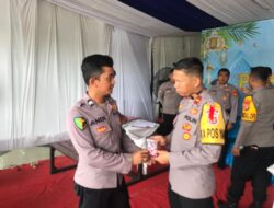 Ops Ketupat Krakatau 2025, Si Dokkes Polres Tulang Bawang Barat Gelar Patroli Kesehatan ke Pos Pam Dan Pos Yan