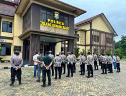 Polres Tulang Bawang Barat laksanakan Apel Pagi Konsolidasi Operasi Ketupat 2025