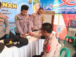 Dokkes Polres Tulang Bawang Barat Rutin Cek Kesehatan Personel di Pos Pam dan Pos Yan Ops Ketupat Krakatau 2025