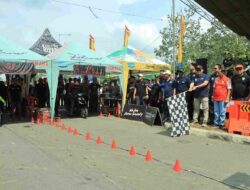 Kapolres Tulang Bawang Barat, Buka Drag Bike Championship 2025 Dalam Rangka Hut Kabupaten Tubaba yang Ke 16