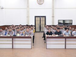 Polres Tulang Bawang Gelar Binkatpuan dan Anev Kinerja Bhabinkamtibmas, Kompol David Sampaikan Pesan Ini