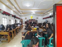 Personil Polres Tubaba dan Polsek Jajaran Amankan Perayaan Jumat Agung Di Tulang Bawang Barat