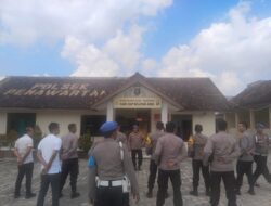 Pesan Kasi Propam Polres Tulang Bawang Saat Menggelar Mitigasi di Dua Polsek Jajaran