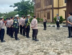 Berikan Rasa Aman Kepada Masyarakat, Polres Tulang Bawang Barat Gelar Apel Siaga dan Patroli Selama Libur Panjang Hari Raya Waisak