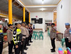 Polres Tulang Bawang Kerahkan Belasan Personel Amankan Ibadah Hari Raya Waisak di Vihara Maitri Wira Agung