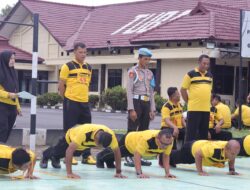 Polres Tulang Bawang Gelar TKJ Berkala, Kabag SDM: Salah Satu Item Dari 13 Komponen