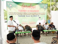 Buka Gerakan Tubaba Berkurban, Bupati Novriwan Apresiasi Kerjasama Semua Pihak