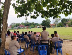 Sambut Hari Bhayangkara Ke-79, Polsek Tulang Bawang Tengah Gelar Sepak Bola Kapolres Cup Trofeo Legend U-40