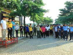 Semarak HUT Bhayangkara Ke 79, Polres Tulang Bawang Barat dan Jajaran Forkopimda Gelar Olahraga Bersama