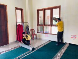 Sat Intelkam Polres Tulang Bawang Barat Gelar Bakti Religi di Masjid Al-Ikhlas Jelang Hari Bhayangkara ke-79