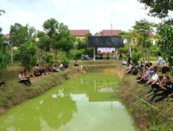Semarak Hari Bhayangkara ke-79, Polres Tulang Bawang Barat Gelar Lomba Mancing