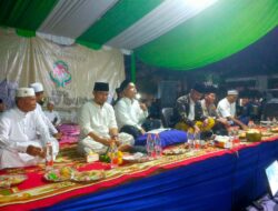 Personil Polsek Tulang Bawang Tengah Laksanakan Pengamanan Acara Shalawatan di Kelurahan Mulya Asri