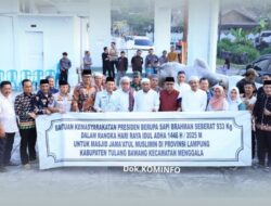 Tulang Bawang Terima Sapi Kurban Jumbo dari Presiden Prabowo untuk Idul Adha 2025