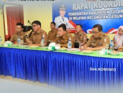 Hankam Hasan Pimpin Langsung Rakorpercam ke-3 di Balai Kampung Gedung Bandar Rejo KM 52