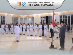 Bupati Tulang Bawang Kukuhkan Calon Paskibraka 2025: Momen Haru di Balik Sang Merah Putih