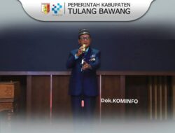 Khidmat! Tulang Bawang Gelar Prosesi Pengambilan Duplikat Merah Putih Jelang Upacara HUT RI ke-80