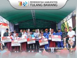 Sekdakab Tulang Bawang Buka Lomba PBB Tingkat Pelajar dalam Semarak HUT ke-80 RI