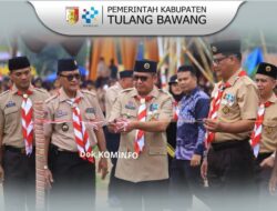 Sekdakab Tulang Bawang Resmi Membuka Kemah Bhakti Hari Pramuka ke-64 Tingkat Kwarda Lampung