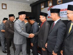 Bupati Tubaba Lantik 13 Pejabat Pimpinan Tinggi Pratama