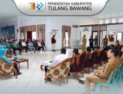 Pemkab Tulang Bawang Bersama 1000 Guru Bantu Pengemudi Ojek Lewat Program Udang Manis Berbagi