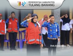 Herlinawati Qudrotul Ketua PMI Tulang Bawang Mengikuti Peringatan HUT PMI ke-80