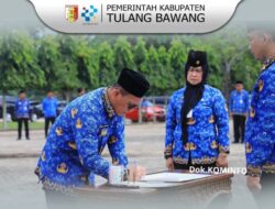 Bupati Tulang Bawang Qudrotul Ikhwan Serahkan SK PPPK dan Pimpin Pengambilan Sumpah/Janji ASN