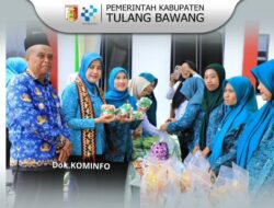 Ketua TP PKK Tulang Bawang Lakukan Berbagai Kegiatan di kecamatan Rawajitu Selatan