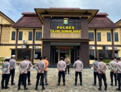 Apel Pagi Konsolidasi Operasi Lilin Krakatau 2025 Polres Tulang Bawang Barat