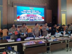 Kapolres Tulang Barat Pimpin Gelar Rilis Akhir Tahun 2025